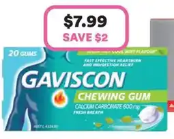 Priceline Gaviscon Chewing Gum offer