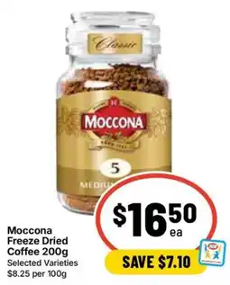 Ritchies Moccona Freeze Dried Coffee offer