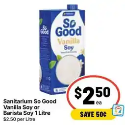 Ritchies Sanitarium So Good Vanilla Soy offer
