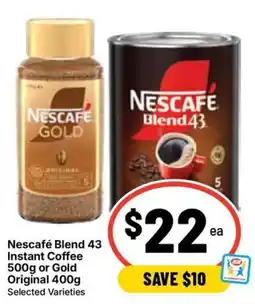 Ritchies Nescafe Blend 43 Instant Coffee offer