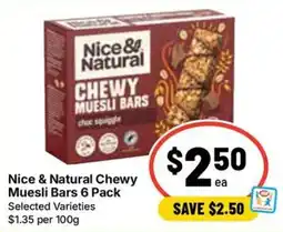 Ritchies Nice & Natural Chewy Muesli Bars offer