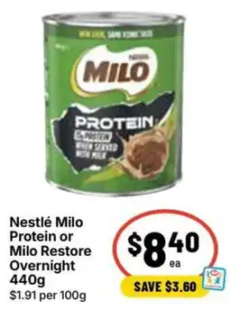 Ritchies Nestlé Milo Protein offer