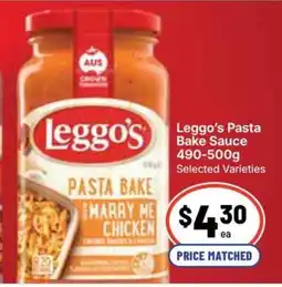 Ritchies Leggo's Pasta Bake Sauce offer