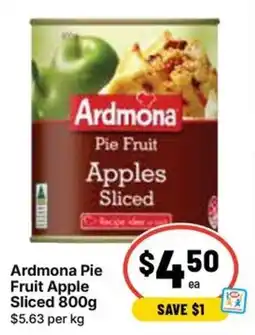 Ritchies Ardmona Pie Fruit Apple Sliced offer