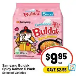 Ritchies Samyang Buldak Spicy Ramen 5 Pack offer