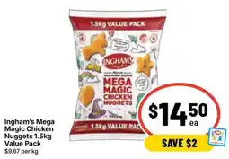 Ritchies Ingham's Mega Magic Chicken Nuggets offer