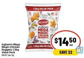Ritchies Ingham's Mega Magic Chicken Nuggets offer