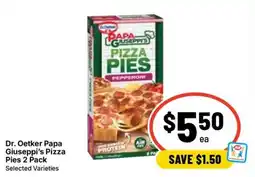 Ritchies Dr. Oetker Papa Giuseppe's Pizza Pies offer
