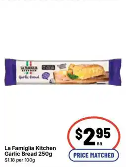 Ritchies La Famiglia Kitchen Garlic Bread offer