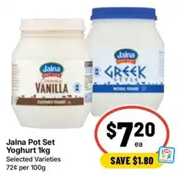 Ritchies Jalna Pot Set Yoghurt offer