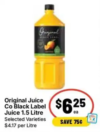 Ritchies Original Juice Co Black Label Juice offer