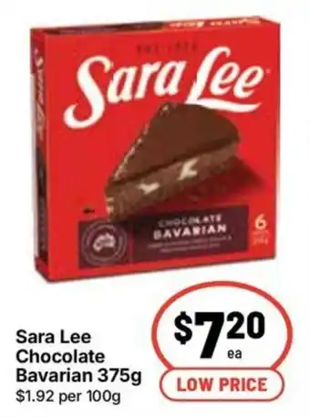 Ritchies Sara Lee Chocolate Bavarian offer