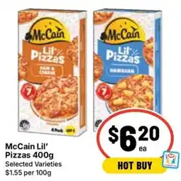 Ritchies McCain Lil' Pizzas offer