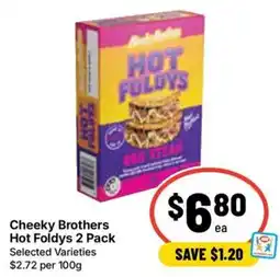 Ritchies Cheeky Brothers Hot Foldys offer