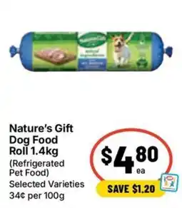 Ritchies Nature's Gift Dog Food Roll offer