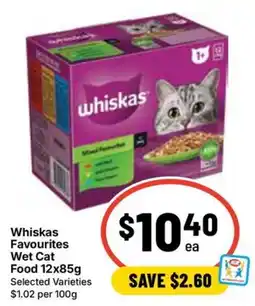 Ritchies Whiskas Favourites Wet Cat Food offer
