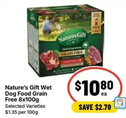 Ritchies Nature's Gift Wet Dog Food Grain Free offer