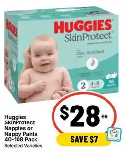 Ritchies Huggies SkinProtect Nappies offer