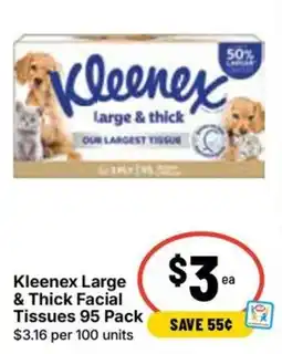 Ritchies Kleenex Large & Thick Facial Tissues offer