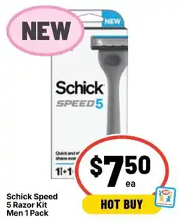 Ritchies Schick Speed 5 Razor Kit offer