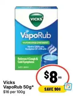 Ritchies Vicks VapoRub offer