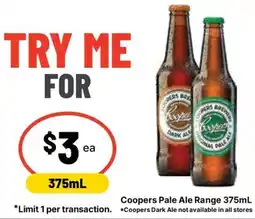 Ritchies Coopers Pale Ale Range offer