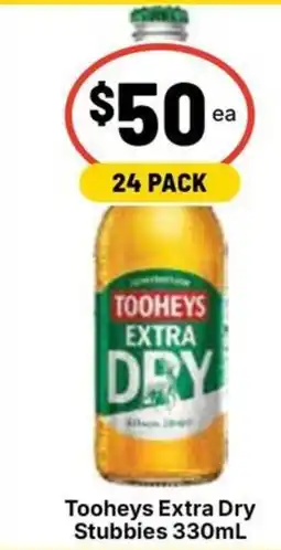 Ritchies Tooheys Extra Dry Stubbies offer