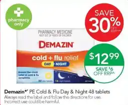 Terry White Demazin PE Cold & Flu Day & Night offer