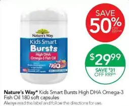 Terry White Nature's Way Kids Smart Bursts High DHA Omega-3 Fish Oil offer