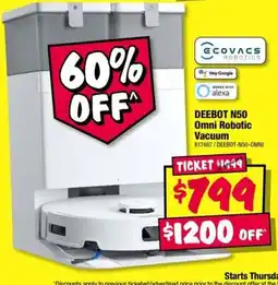 JB Hi-Fi Ecovacs Robotic Vacuum offer