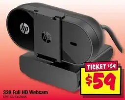 JB Hi-Fi HP 320 Full HD Webcam offer