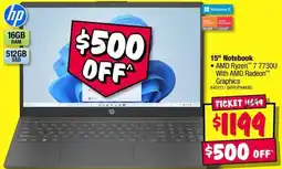 JB Hi-Fi HP 15" Notebook offer