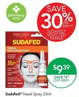 Terry White Sudafed Nasal Spray offer