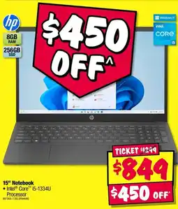 JB Hi-Fi hp 15" Notebook offer
