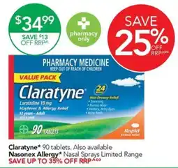 Terry White Claratyne 90 tablets offer