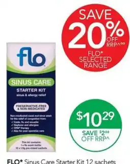 Terry White FLO* Sinus Care Starter Kit offer