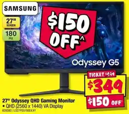 JB Hi-Fi Samsung Odyssey G5 offer