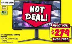 JB Hi-Fi Samsung 27" Odyssey G3 Gaming Monitor offer