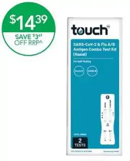 Terry White TouchBio 2in1 Flu A/B & COVID-19 offer