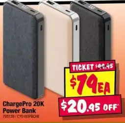 JB Hi-Fi ChargePro 20K Power Bank offer