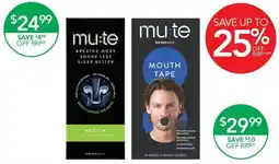 Terry White mute mouth tape offer