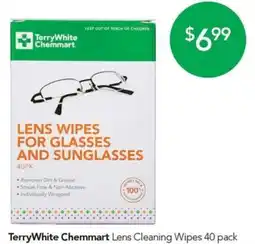 Terry White TerryWhite Chemmart Lens Cleaning Wipes offer