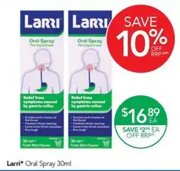 Terry White Larri Oral Spray offer