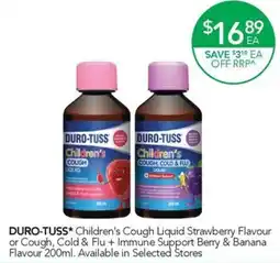 Terry White Duro-tuss Children's Cough Liquid offer