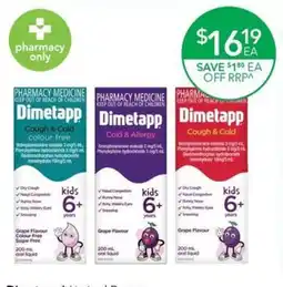Terry White Dimetapp Cough & Cold offer