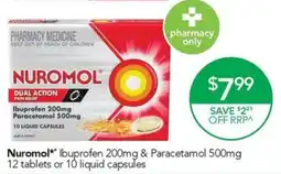 Terry White Nuromol Ibuprofen 200mg & Paracetamol 500mg offer