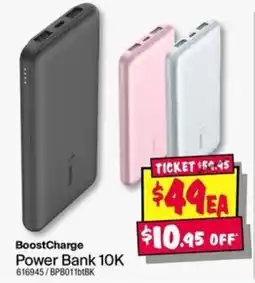 JB Hi-Fi BoostCharge Power Bank 10K offer