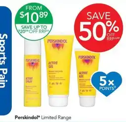 Terry White Perskindol Active Spray offer