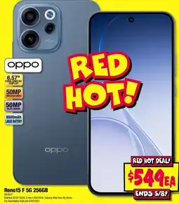 JB Hi-Fi OPPO Reno15 F 5G 256GB offer