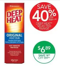 Terry White Deep Heat Original Heat Rub offer